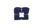 Navy - Cable Knit Blanket - notjust