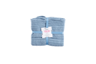 Dusty Blue - Cable Knit Blanket - notjust