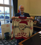 jeremy corbyn christmas jumper with jeremy