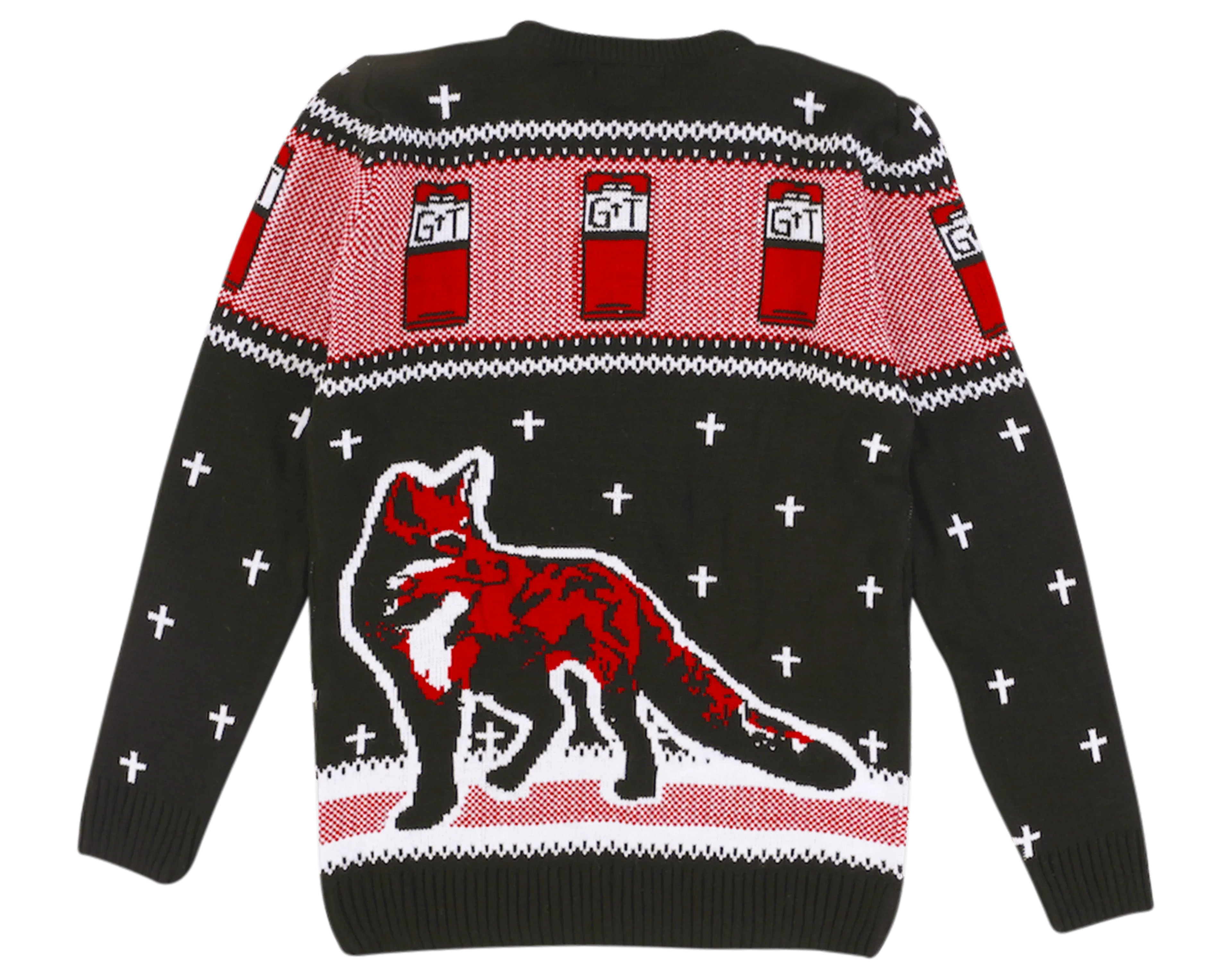 Flea-bahum-bag Knitted Christmas Jumper - notjust