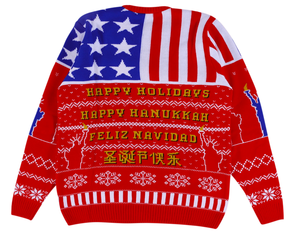 AOC: Alexandria Ocasio-Cortez Knitted Christmas Jumper - notjust