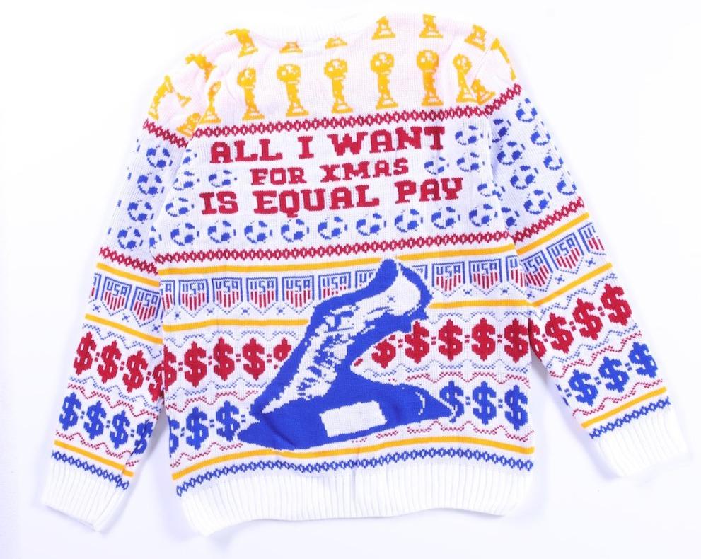 Rapi-noe Year: Equal Pay Knitted Christmas Jumper - notjust