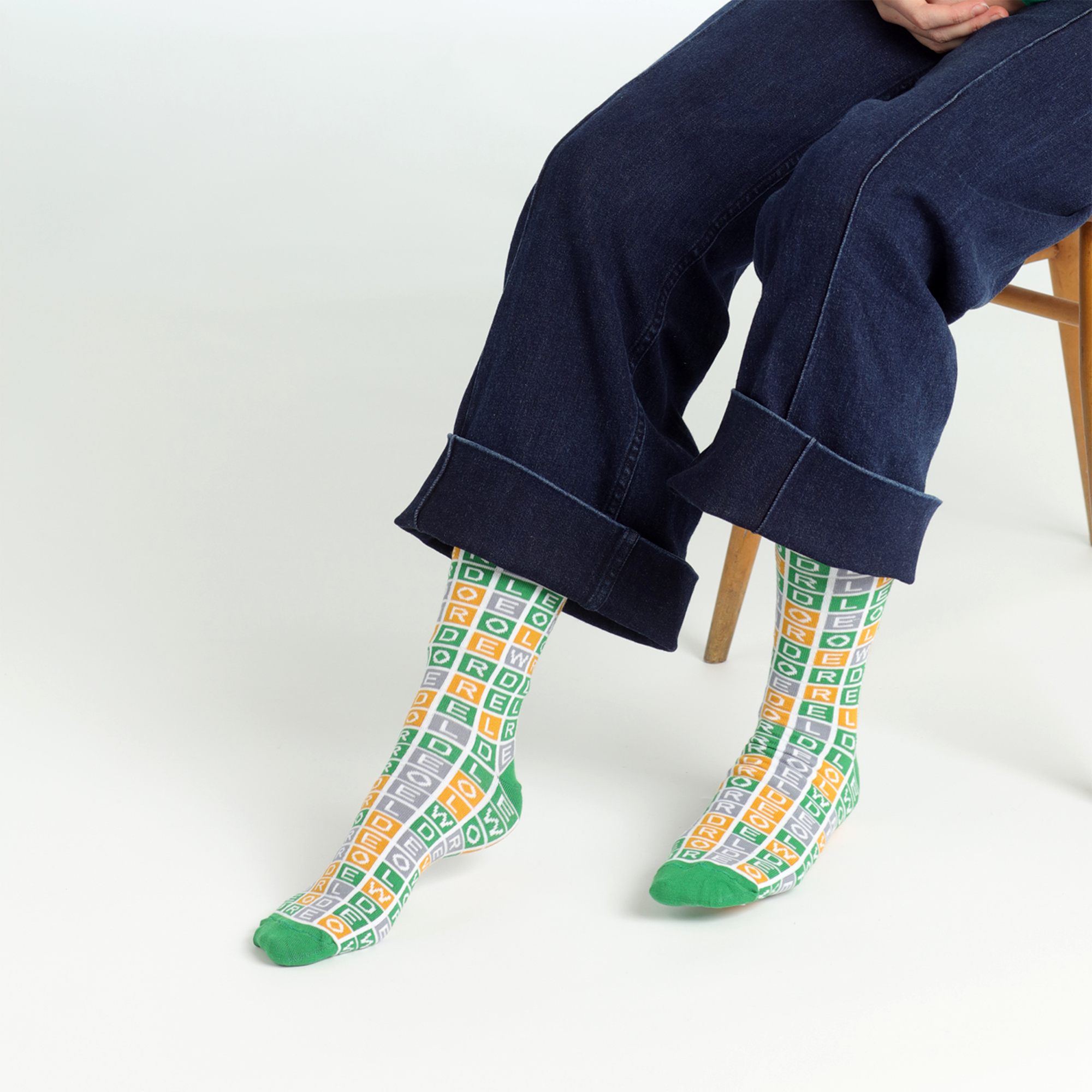 Wordle Puzzle Socks