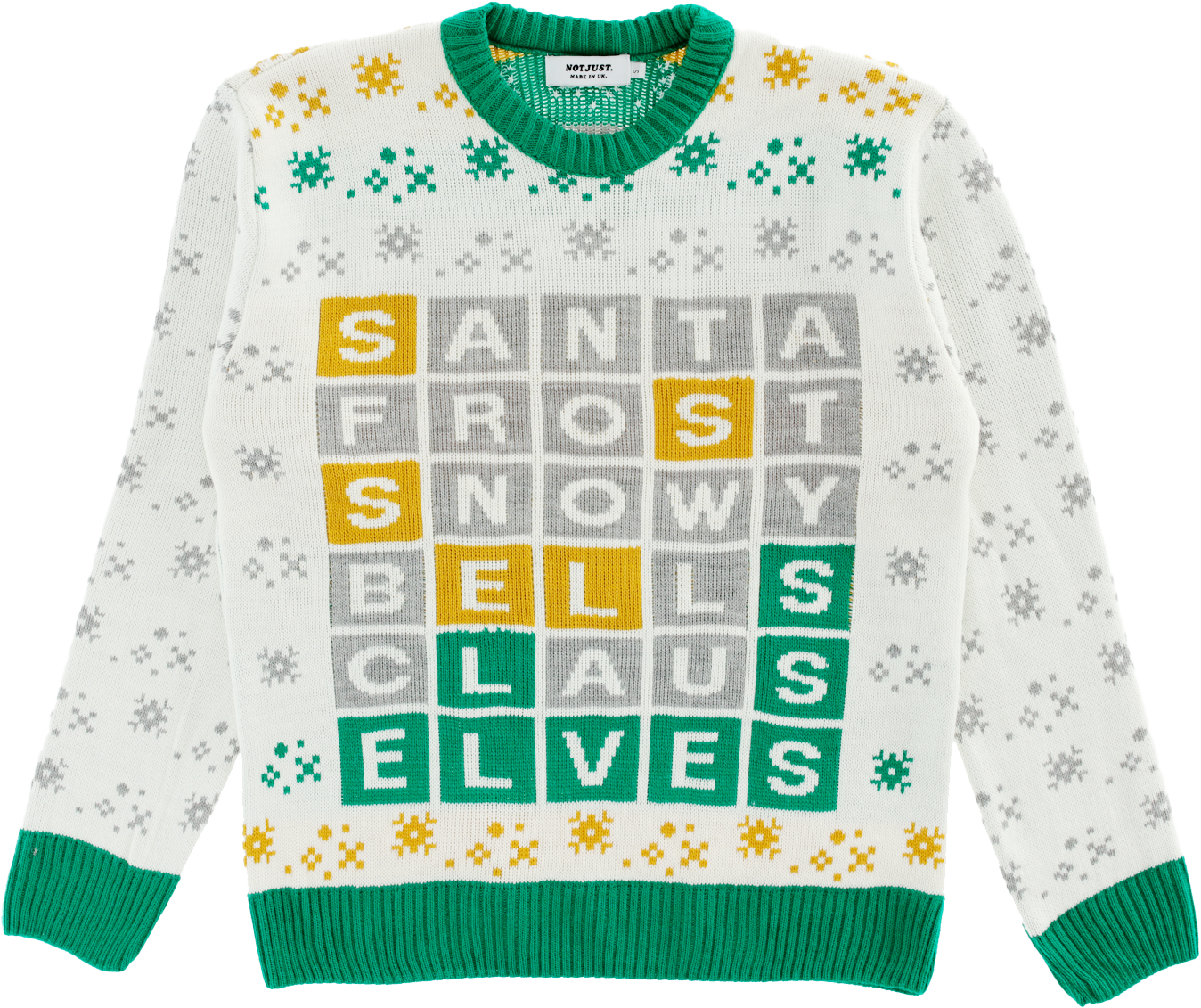 The WORDLE Puzzle Knitted Christmas Jumper