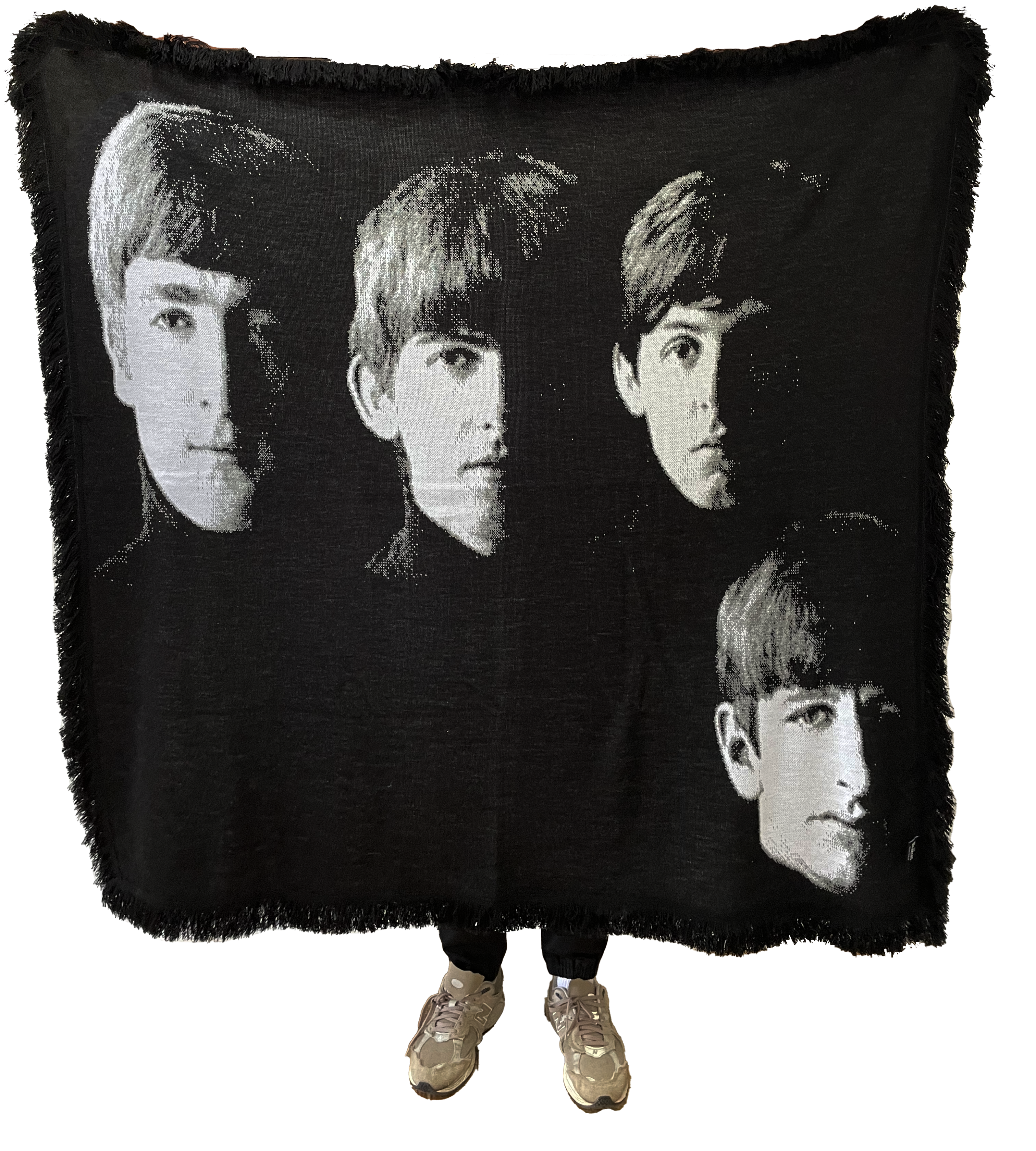 The Beatles® Official Knitted Blanket