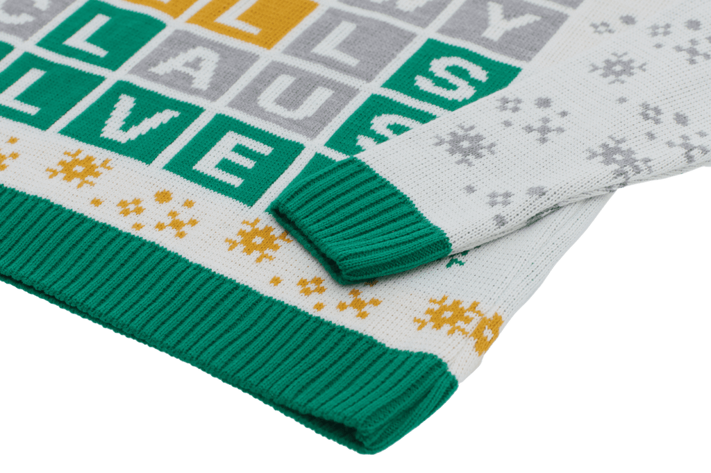 The WORDLE Puzzle Knitted Christmas Jumper