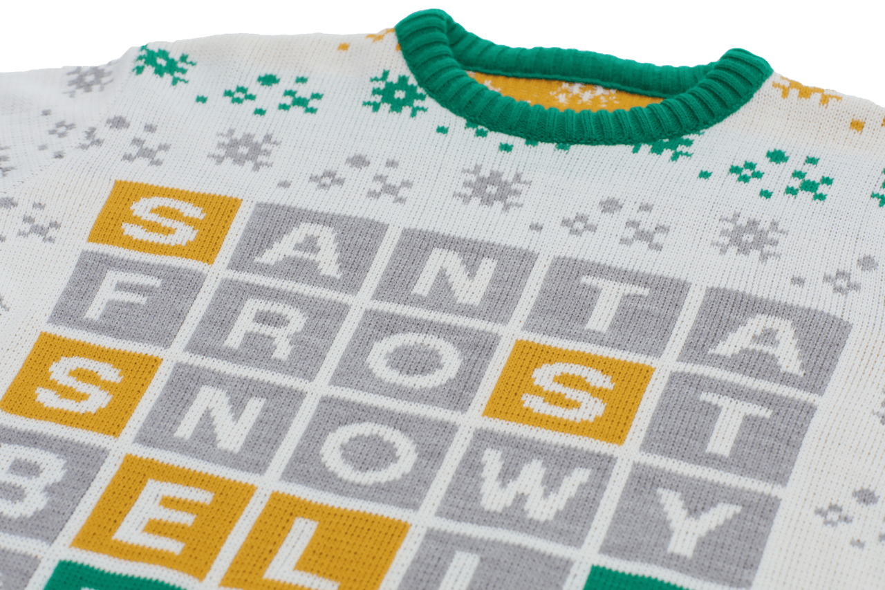 The WORDLE Puzzle Knitted Christmas Jumper