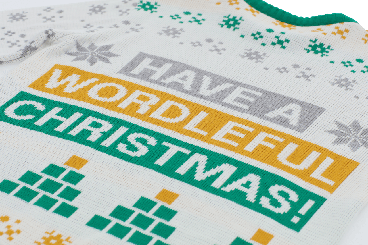 The WORDLE Puzzle Knitted Christmas Jumper