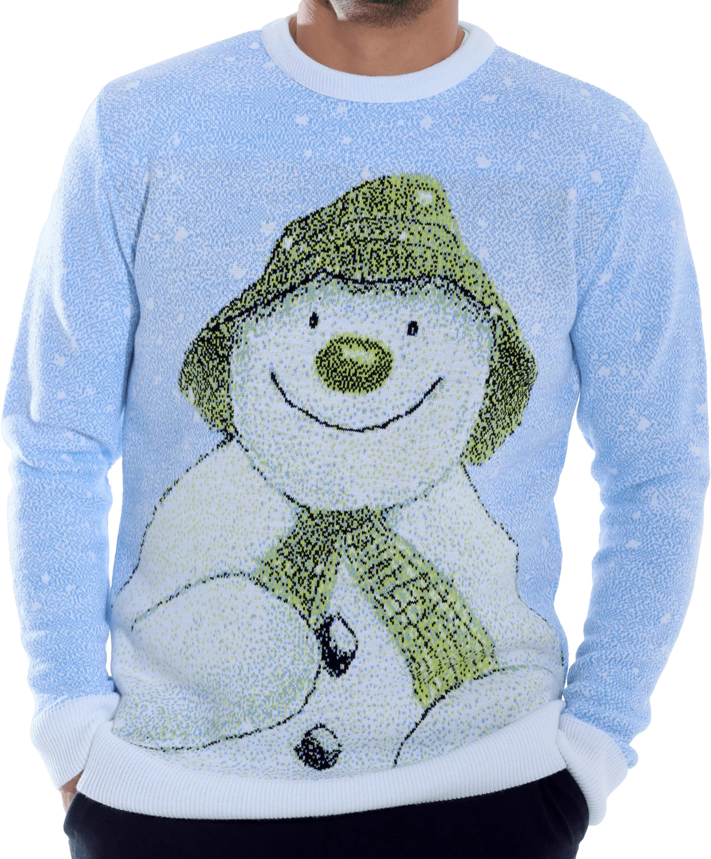 Raymond Briggs' The Snowman Knitted Christmas Jumper - notjust