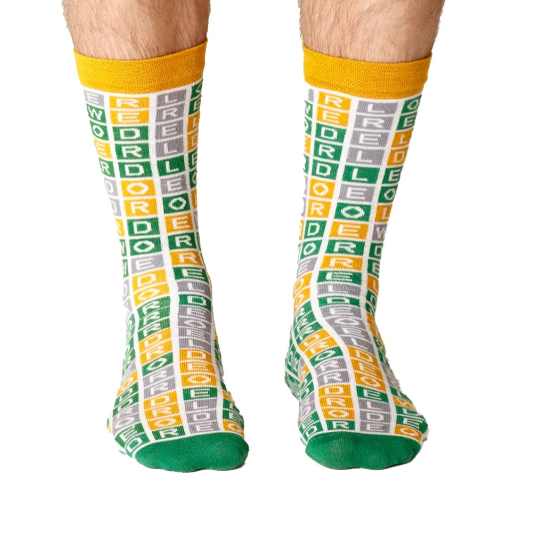 Wordle Puzzle Socks