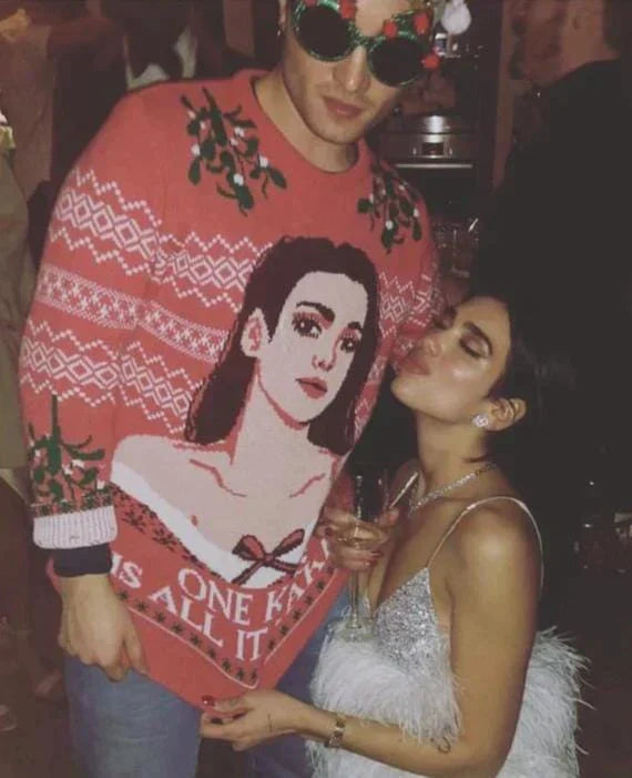 dua lipa xmas jumper