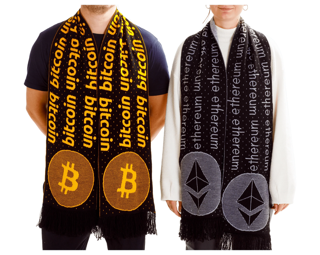 Bitcoin Cryptocurrency scarf - notjust