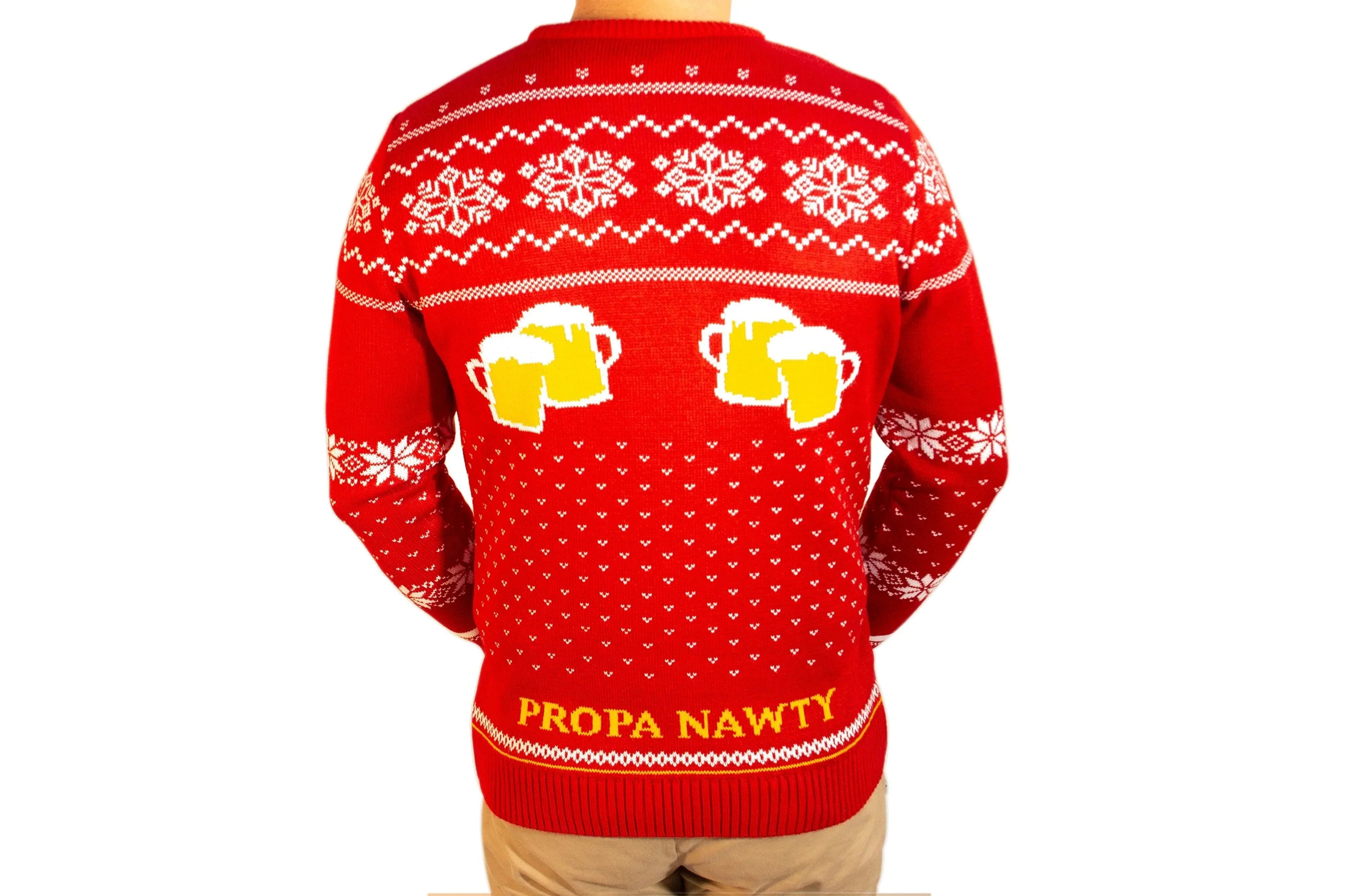 Christmas Geez: Danny Dyer Knitted Christmas Jumper - notjust