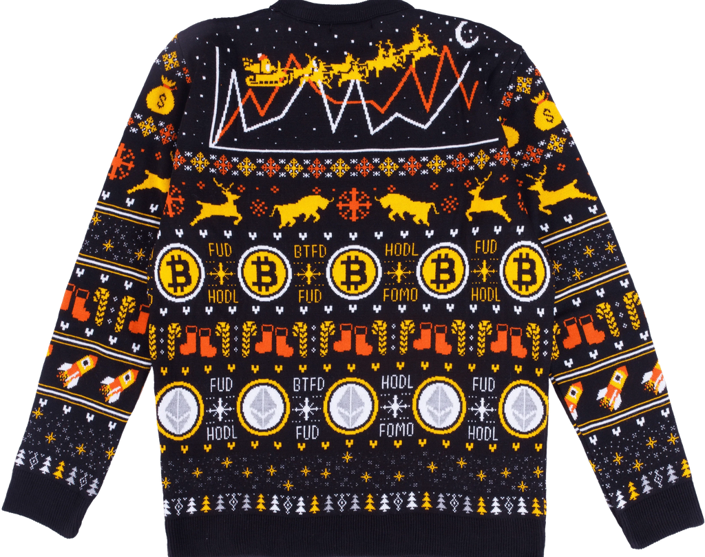 Merry Cryptmas Cryptocurrency Knitted Christmas Jumper - notjust