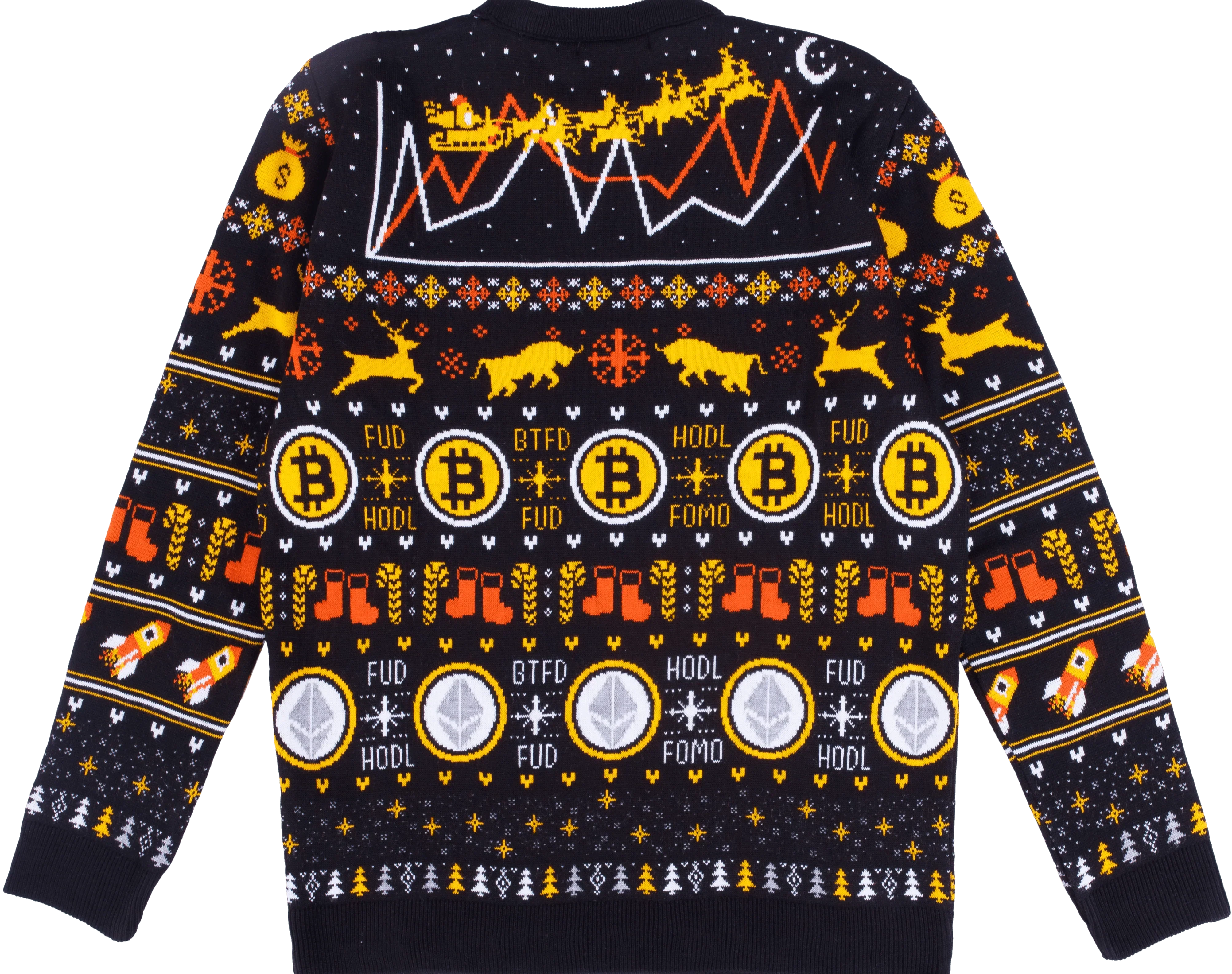 Merry Cryptmas Cryptocurrency Knitted Christmas Jumper - notjust