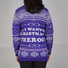 All I Want: Louis Theroux Knitted Christmas Jumper - notjust