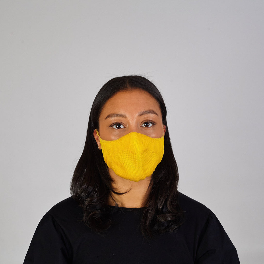 Face Mask: Yellow (Small) - notjust